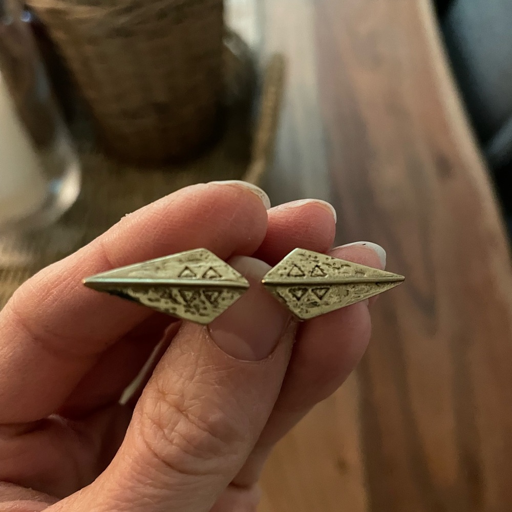 Geometric Tribal Boho Statement Ring Adjustable S… - image 5